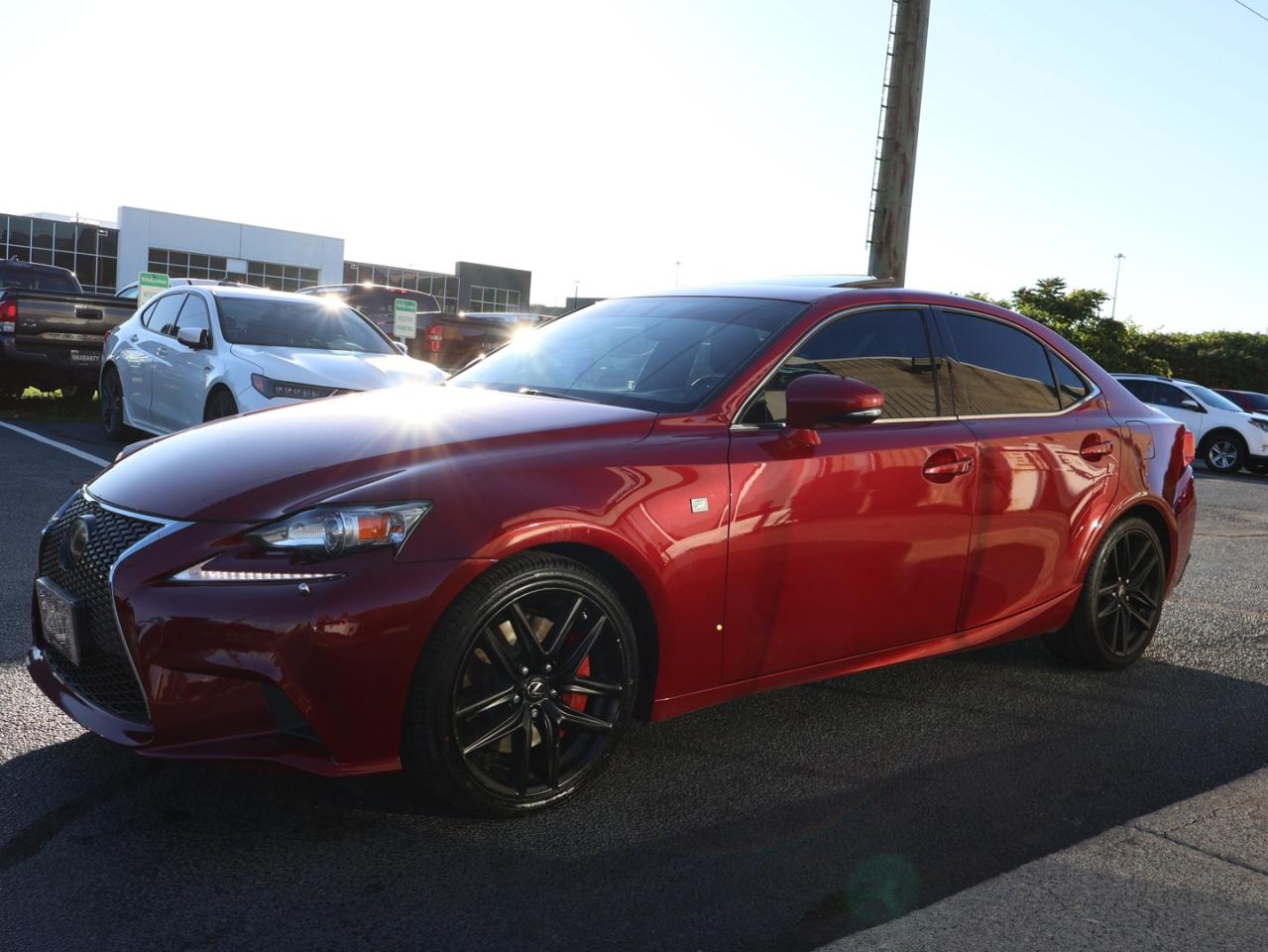 2014 Lexus IS 350 F-SPORT AWD CERTIFIED *SERVICE RECORDS* CAMERA NAV BLUETOOTH LEATHER HEATED SEATS SUNROOF CRUISE ALLOYS - Photo #3