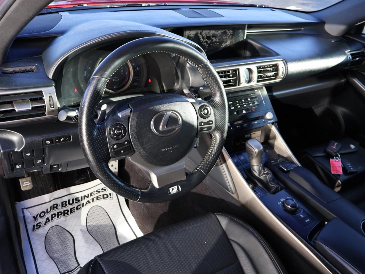2014 Lexus IS 350 F-SPORT AWD CERTIFIED *SERVICE RECORDS* CAMERA NAV BLUETOOTH LEATHER HEATED SEATS SUNROOF CRUISE ALLOYS - Photo #9