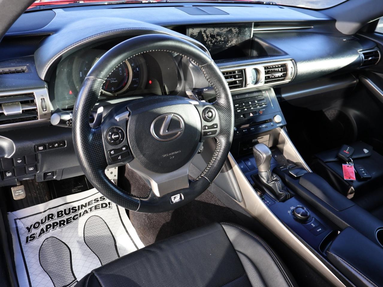 2014 Lexus IS 350 F-SPORT AWD CERTIFIED *SERVICE RECORDS* CAMERA NAV BLUETOOTH LEATHER HEATED SEATS SUNROOF CRUISE ALLOYS - Photo #10