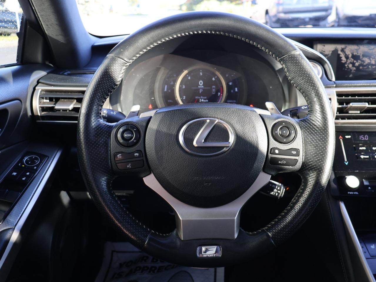 2014 Lexus IS 350 F-SPORT AWD CERTIFIED *SERVICE RECORDS* CAMERA NAV BLUETOOTH LEATHER HEATED SEATS SUNROOF CRUISE ALLOYS - Photo #11
