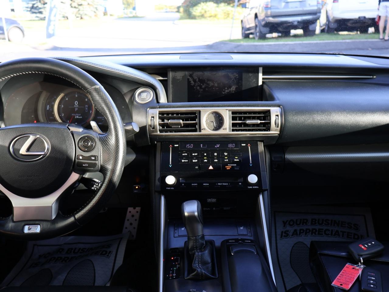 2014 Lexus IS 350 F-SPORT AWD CERTIFIED *SERVICE RECORDS* CAMERA NAV BLUETOOTH LEATHER HEATED SEATS SUNROOF CRUISE ALLOYS - Photo #13