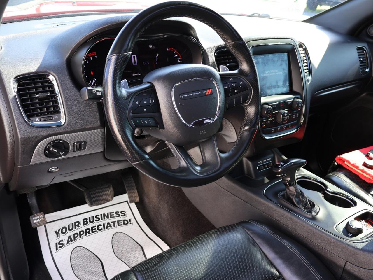 2019 Dodge Durango R/T AWD HEMI CERTIFIED CAMERA NAV BLUETOOTH LEATHER HEAT/COLD SEATS SUNROOF CRUISE ALLOYS - Photo #10