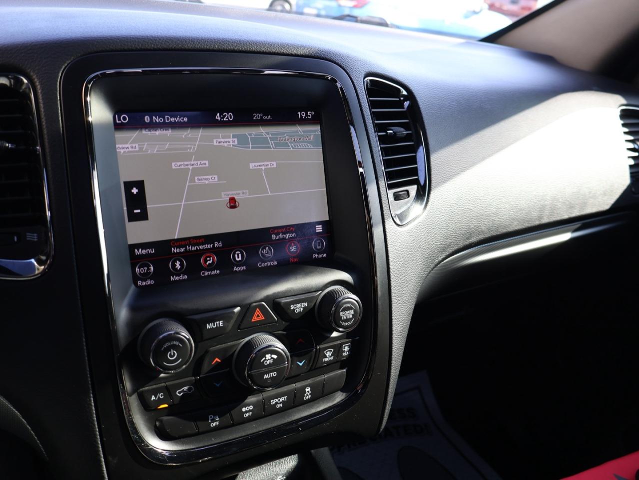 2019 Dodge Durango R/T AWD HEMI CERTIFIED CAMERA NAV BLUETOOTH LEATHER HEAT/COLD SEATS SUNROOF CRUISE ALLOYS - Photo #12