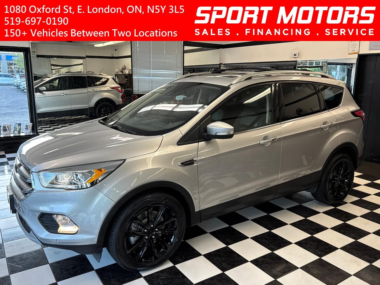 2017 Ford Escape Titanium+Panoramic Roof+GPS+BSM+ApplePlay
