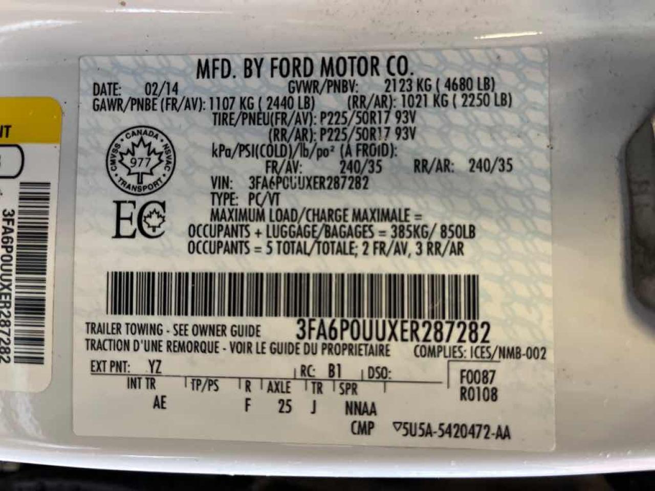 2014 Ford Fusion S Hybrid - Photo #13