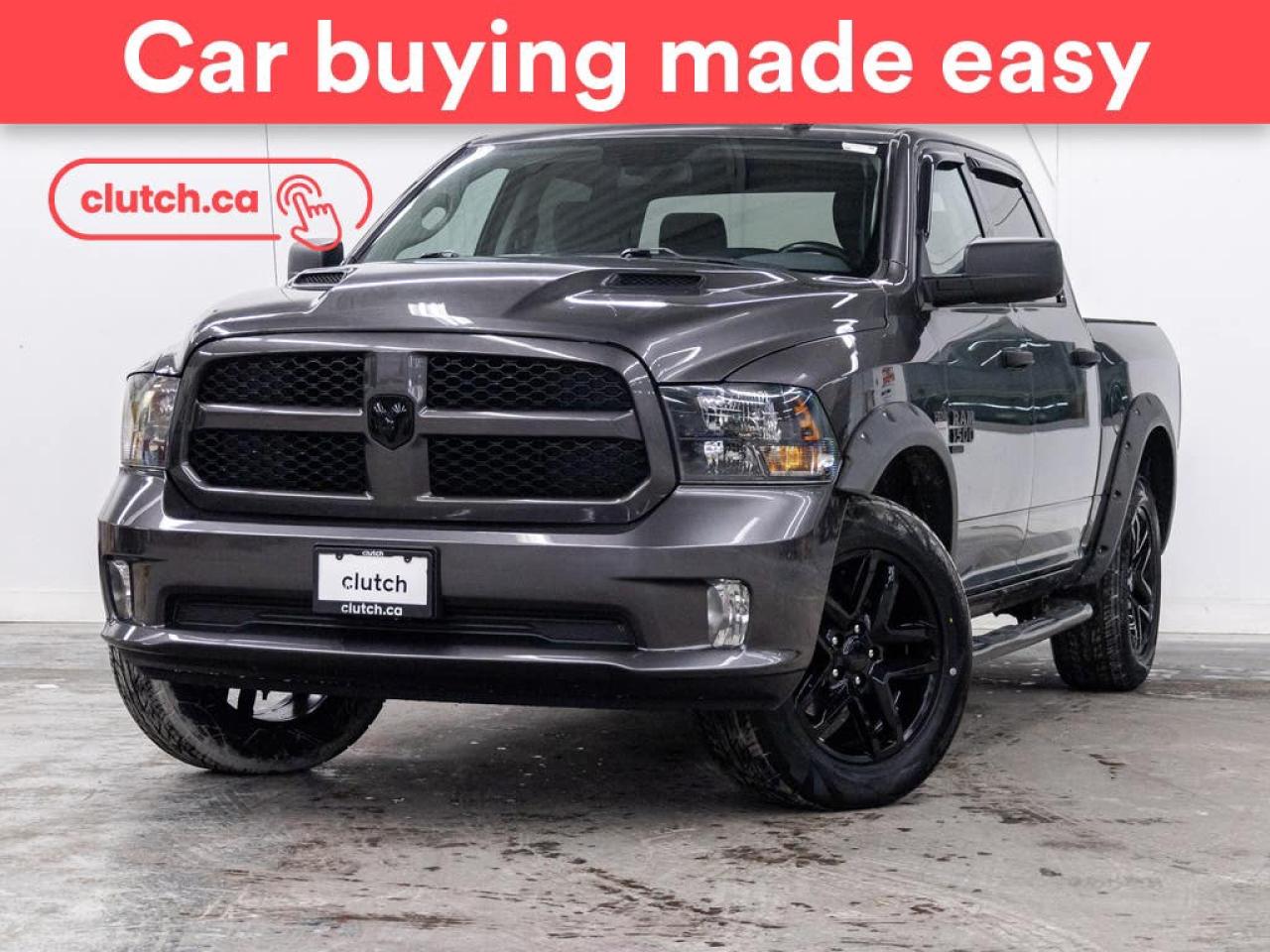 Used 2020 RAM 1500 Classic Black Express Crew Cab 4x4 w/Apple CarPlay & Android Auto, Heated Front Seats, Backup Cam for sale in Toronto, ON