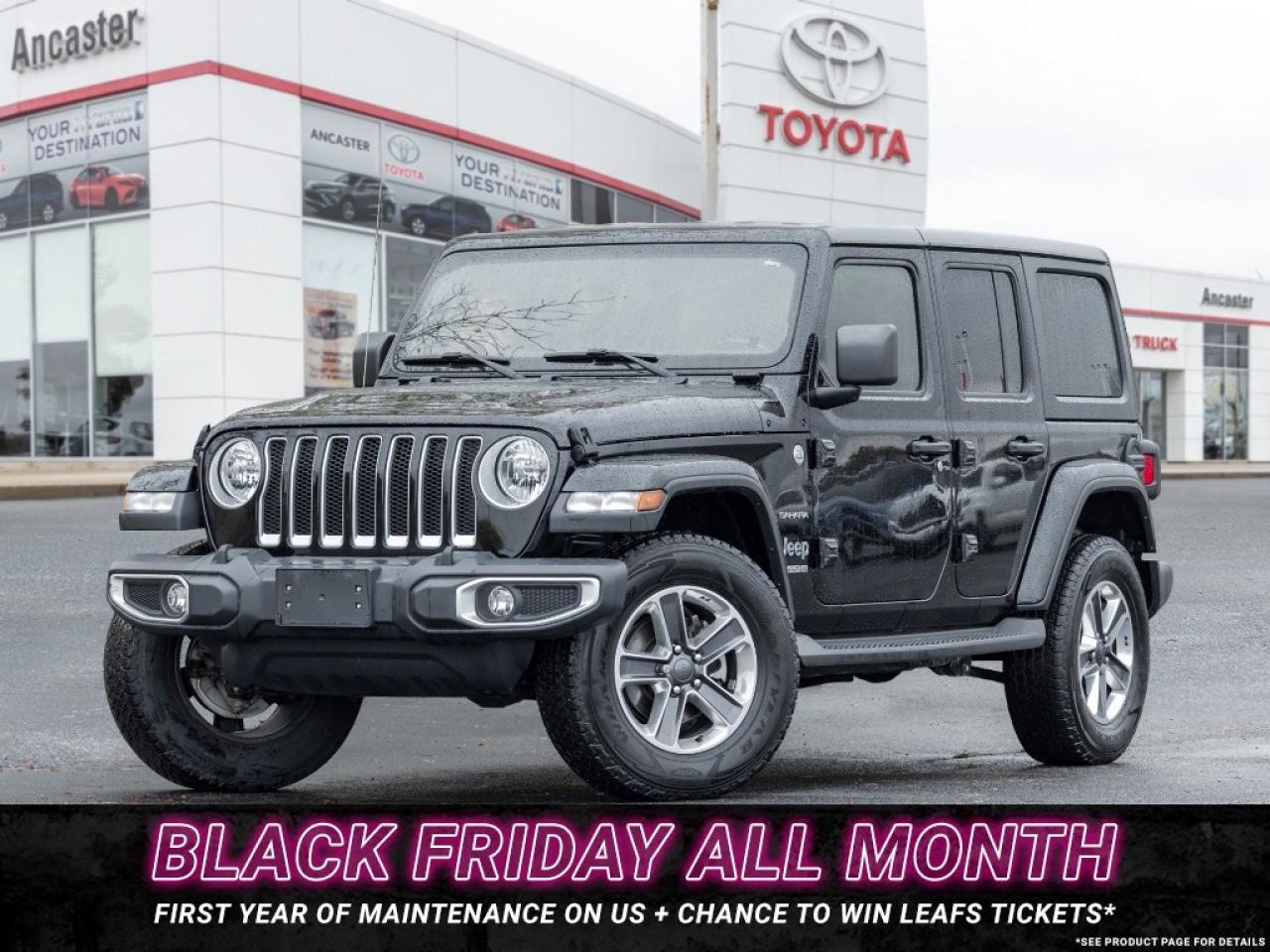 Used 2019 Jeep Wrangler Unlimited Sahara 4X4 for sale in Ancaster, ON