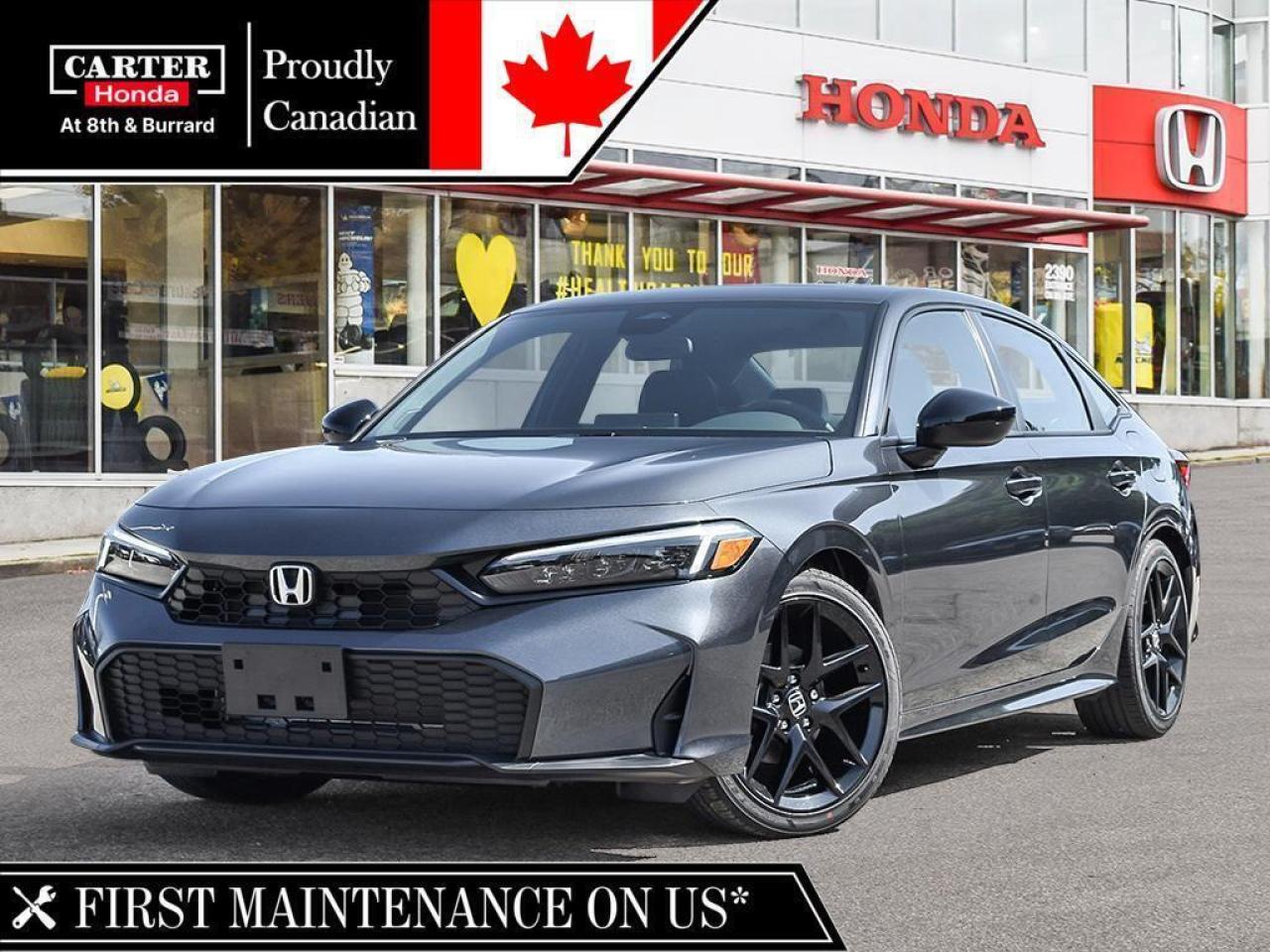 New 2026 Honda Civic Sedan Sport | 158-hp Engine, 18-in Black Wheels for sale in Vancouver, BC