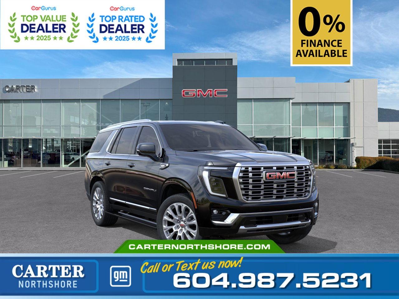 New 2025 GMC Yukon DENALI 4WD | Pano Sunroof/Heated Vented Seats for sale in North Vancouver, BC