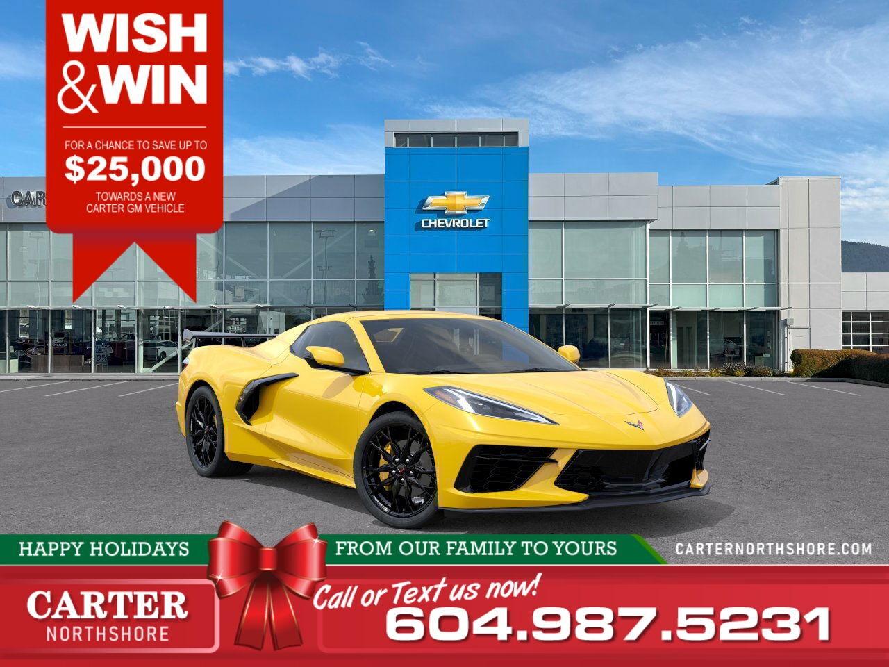 New 2026 Chevrolet Corvette 1LT | Driver Assist/HD Rear Cam for sale in North Vancouver, BC