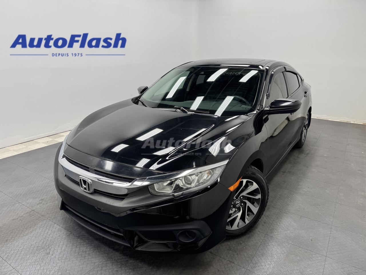 Used 2018 Honda Civic Sedan EX, HONDA SENSING, CAMERA, CARPLAY, TOIT OUVRANT for sale in Saint-Hubert, QC