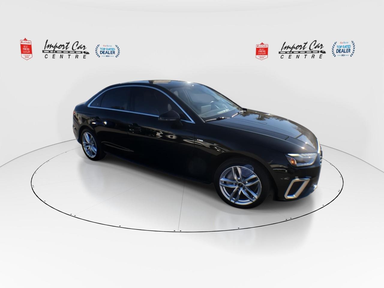 2023 Audi A4 45 Technik SLINE, LEATHER, ROOF, NAV, HTD.& VENTED Photo