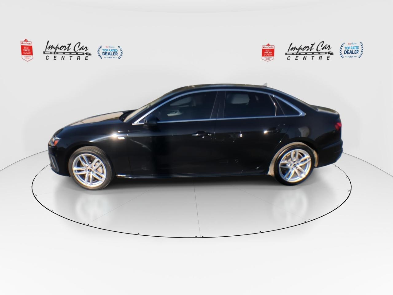 2023 Audi A4 45 Technik SLINE, LEATHER, ROOF, NAV, HTD.& VENTED Photo4