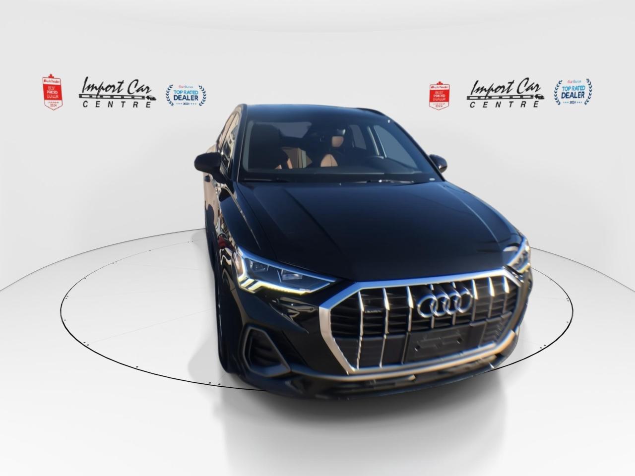 2024 Audi Q3 45 Komfort LEATHER, PANO. ROOF, HTD. SEATS & STEER Photo2