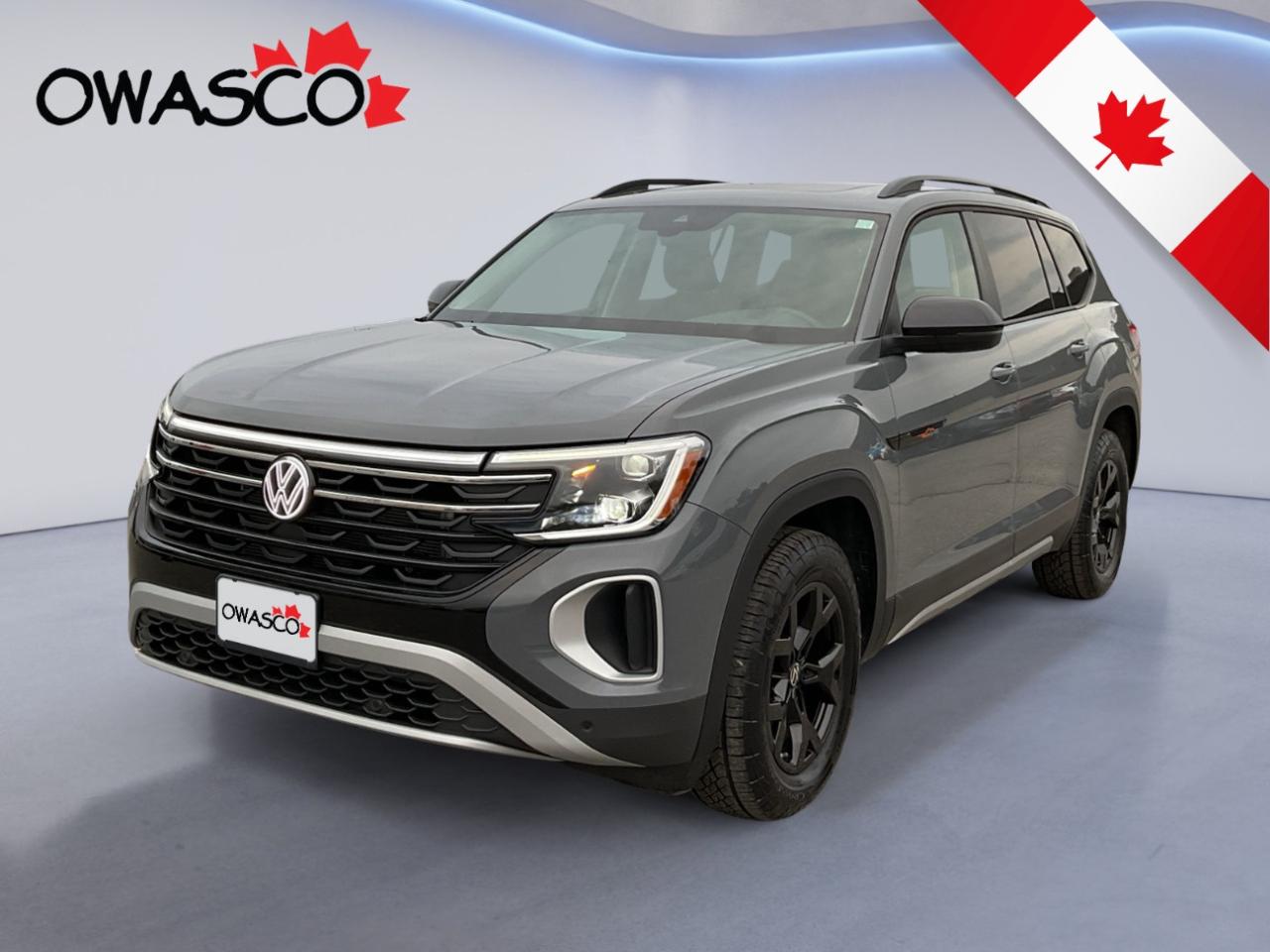 Used 2025 Volkswagen Atlas 2.0L Peak Edition! Sunroof! Great kms! Warranty! for sale in Whitby, ON