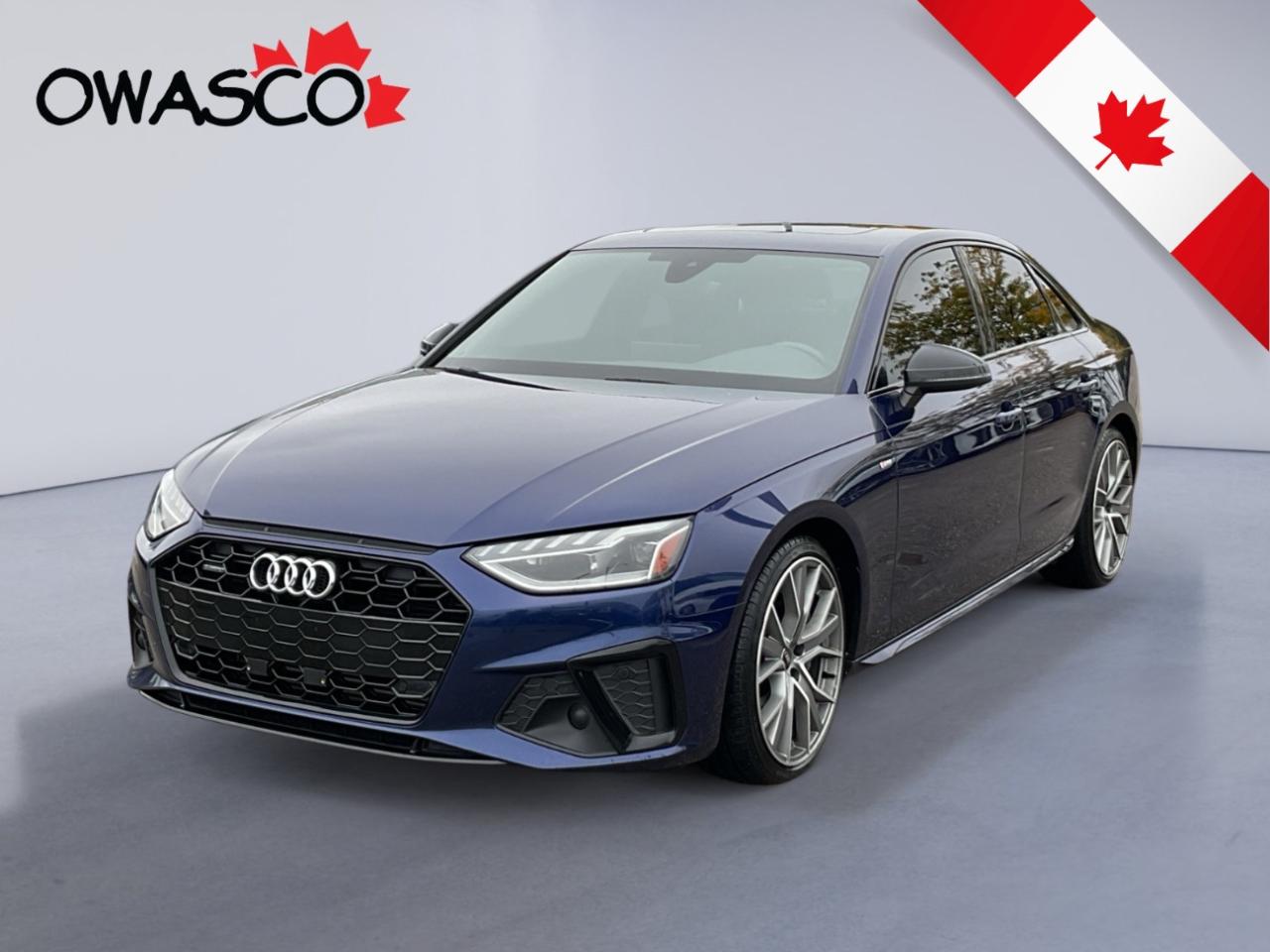 Used 2021 Audi A4 2.0T Nice Ride! Sunroof! Leather! Arrive in Style! for sale in Whitby, ON