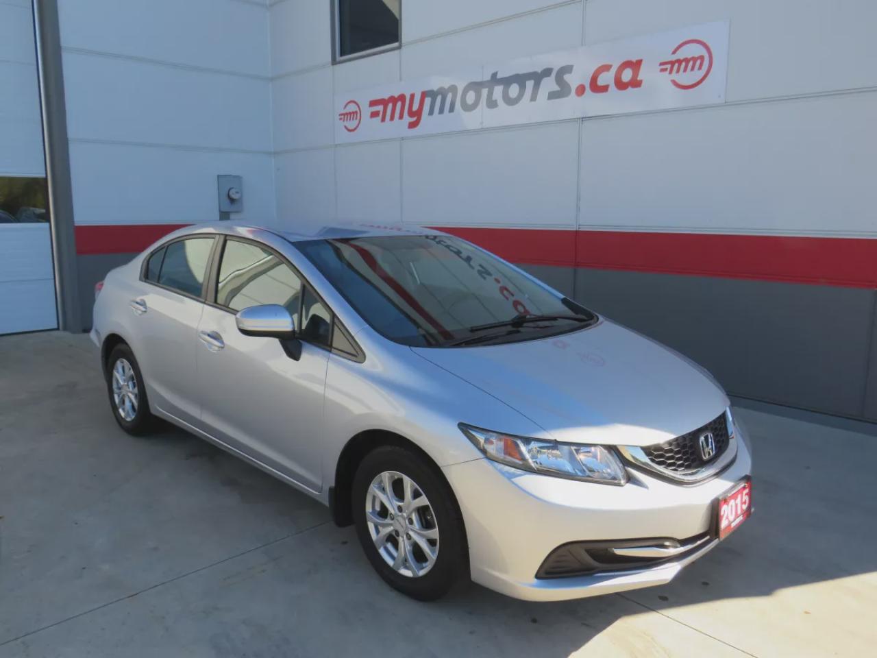 2015 Honda Civic Sedan LX (**LOW KM!!**CLEAN TITLE/NO ACCIDENTS!!**SAFETY/CERTIFIED!!**ALLOY RIMS**AUTOMATIC**A/C**HEATED SEATS**POWER WINDOWS**POWER LOCKS**ECON MODE**) Photo0