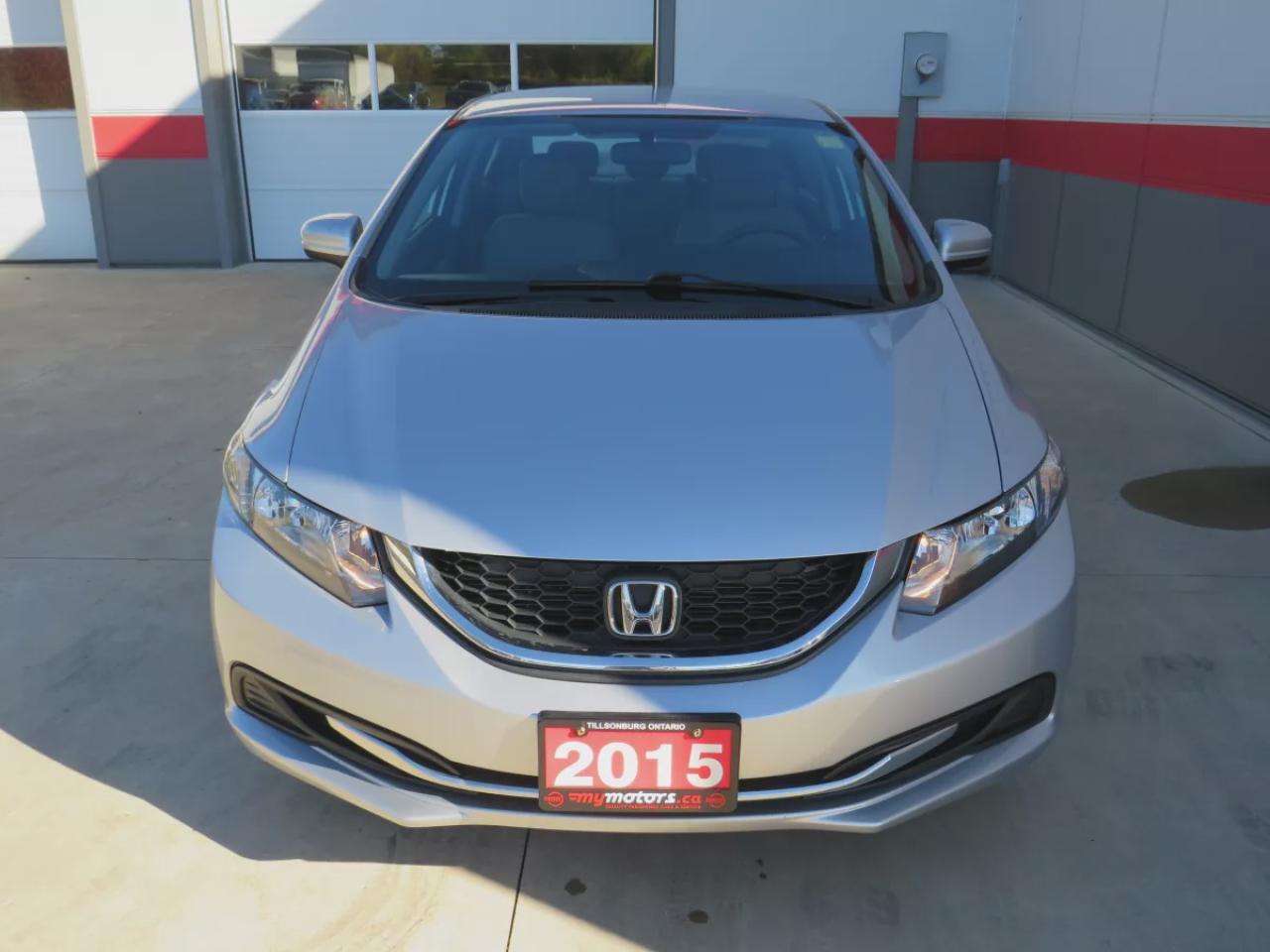 2015 Honda Civic Sedan LX (**LOW KM!!**CLEAN TITLE/NO ACCIDENTS!!**SAFETY/CERTIFIED!!**ALLOY RIMS**AUTOMATIC**A/C**HEATED SEATS**POWER WINDOWS**POWER LOCKS**ECON MODE**) Photo