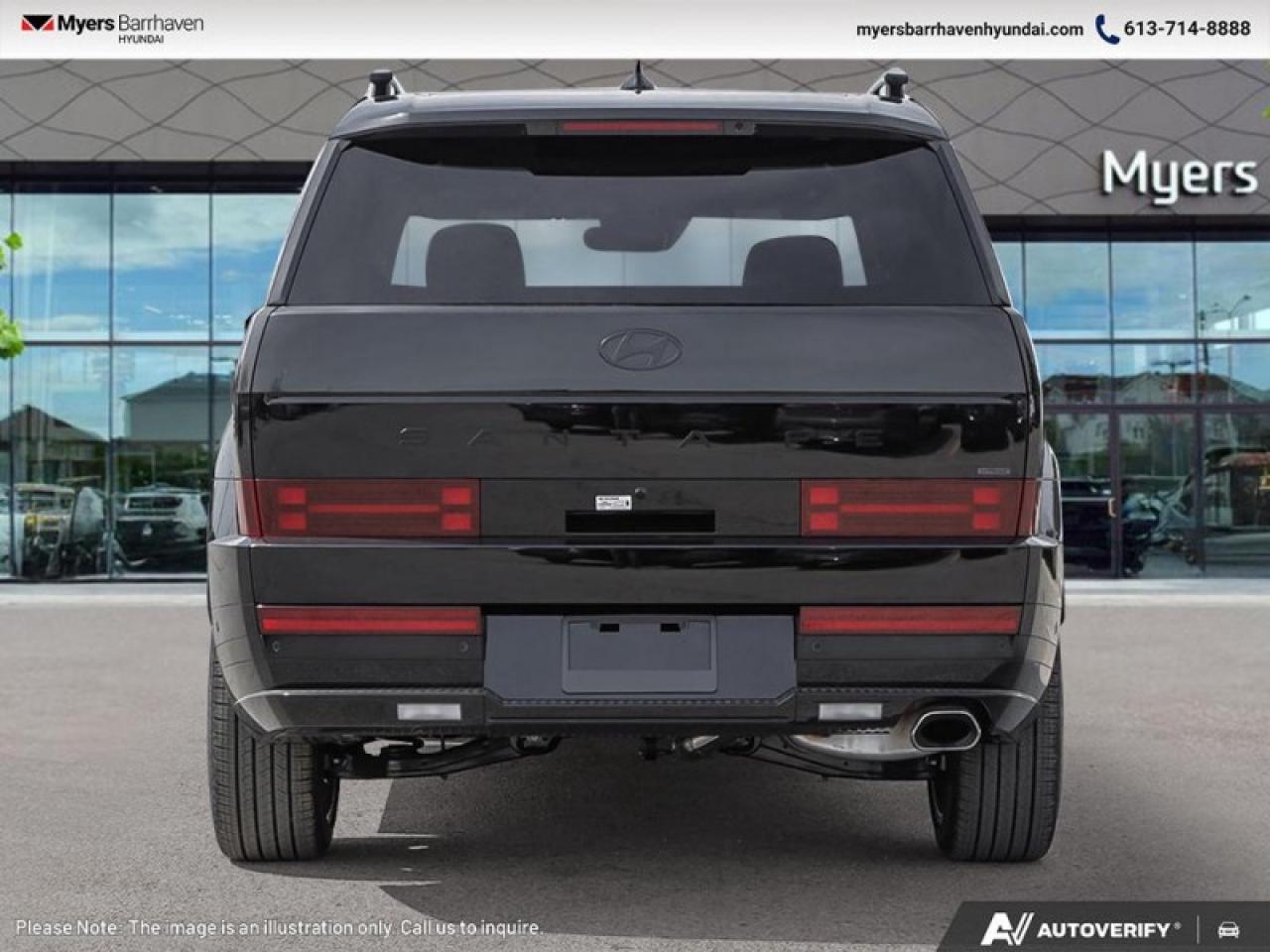 2025 Hyundai Santa Fe Ultimate Calligraphy  - HUD - $384 B/W Photo