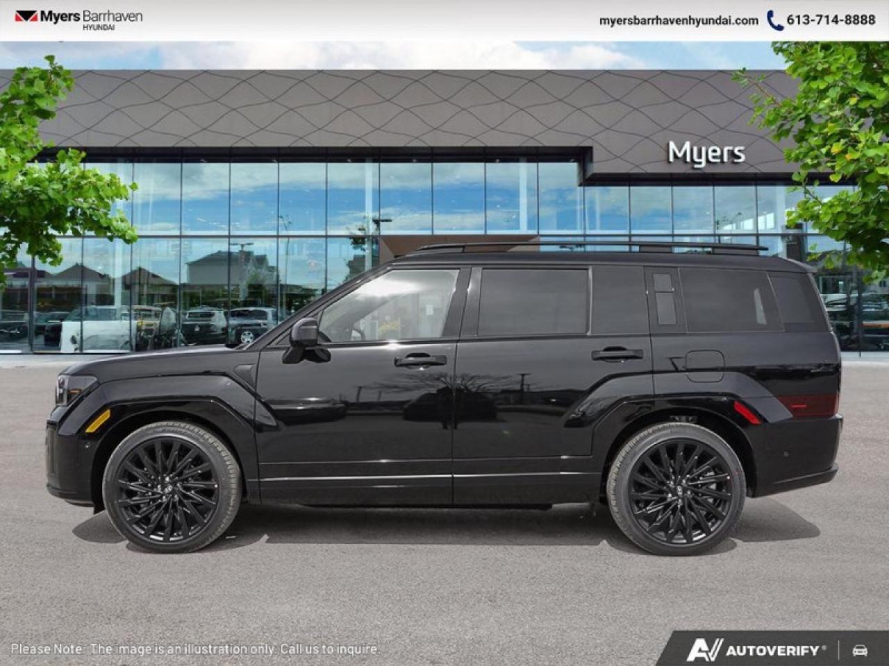 2025 Hyundai Santa Fe Ultimate Calligraphy  - HUD - $384 B/W Photo2