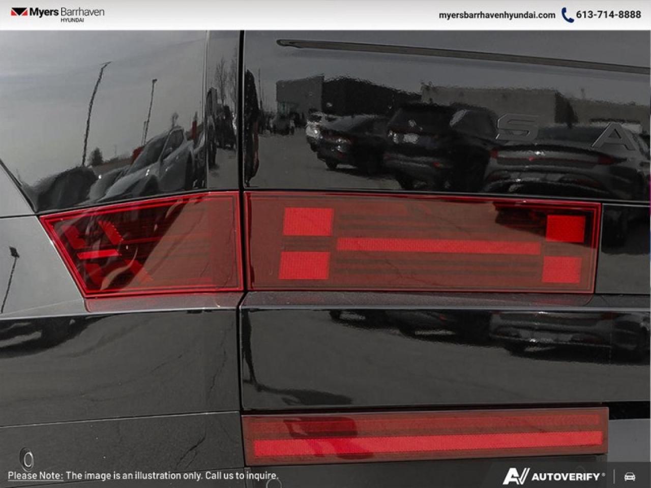 2025 Hyundai Santa Fe Ultimate Calligraphy  - HUD - $384 B/W Photo