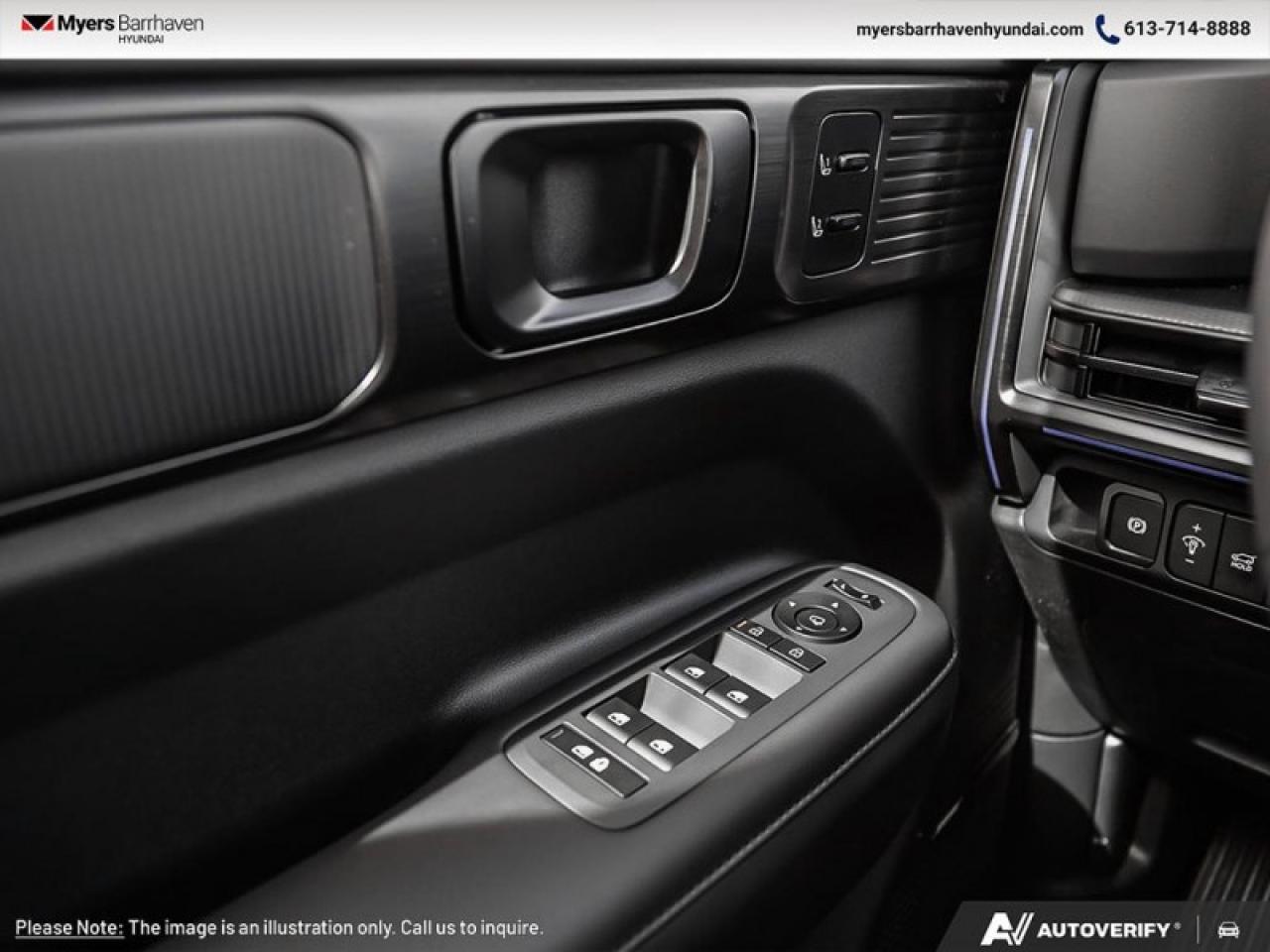 2025 Hyundai Santa Fe Ultimate Calligraphy  - HUD - $384 B/W Photo