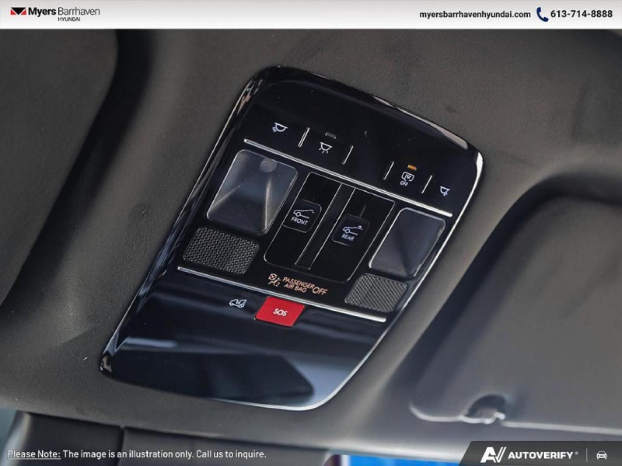 2025 Hyundai Santa Fe Ultimate Calligraphy  - HUD - $384 B/W Photo