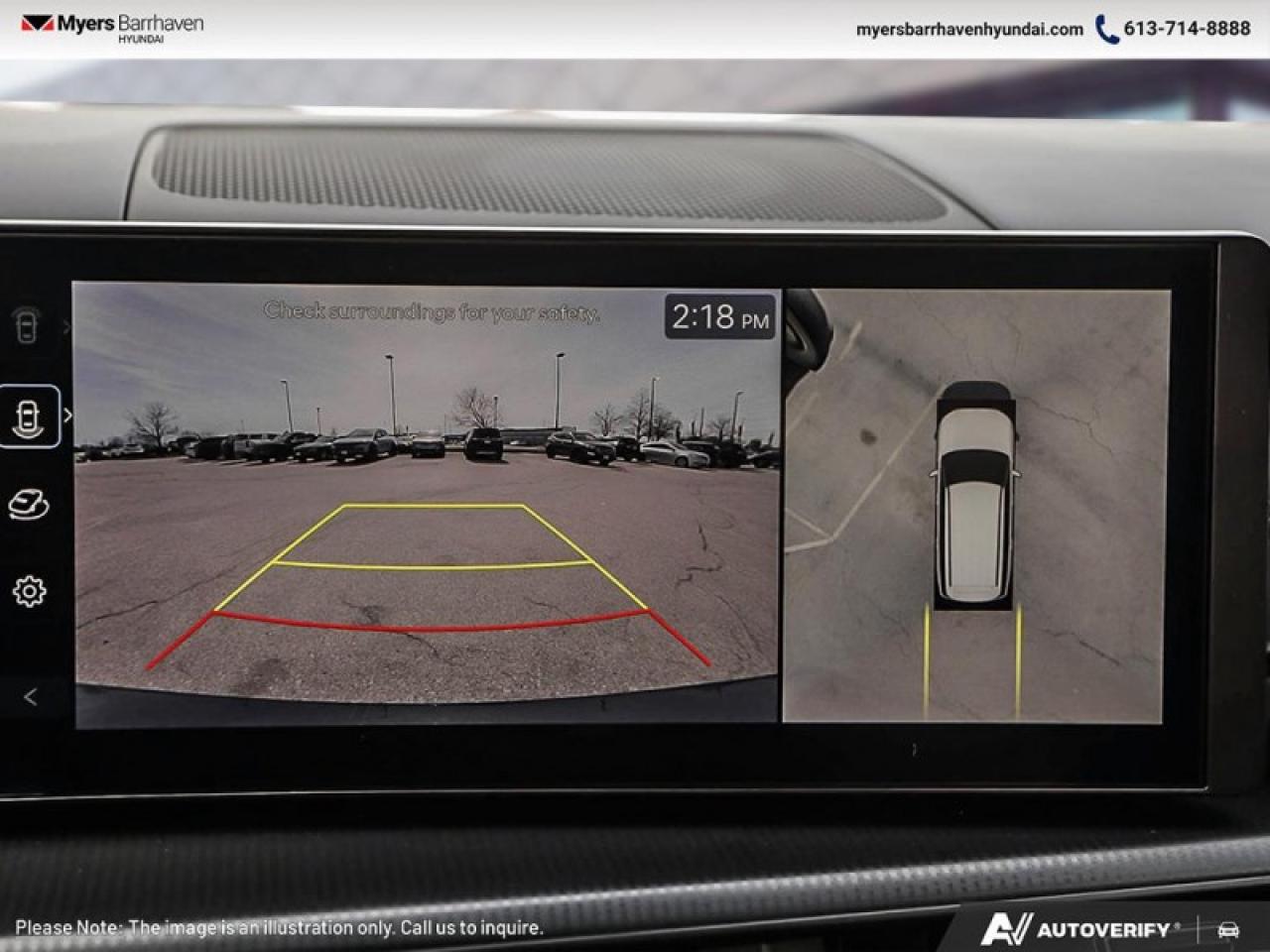 2025 Hyundai Santa Fe Ultimate Calligraphy  - HUD - $384 B/W Photo