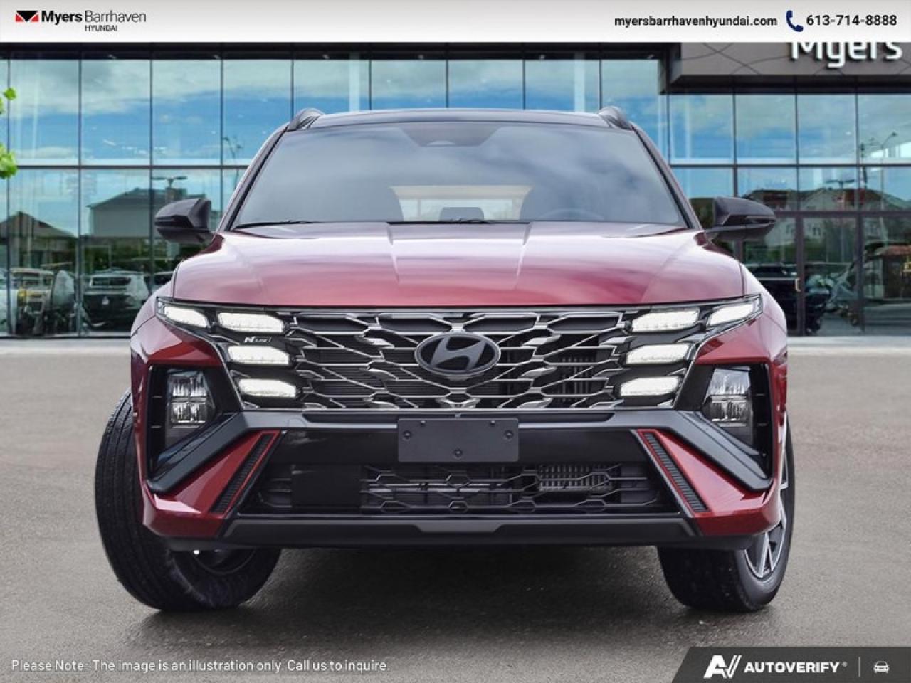 2025 Hyundai Tucson Hybrid N-Line AWD  - Sunroof - $312 B/W Photo