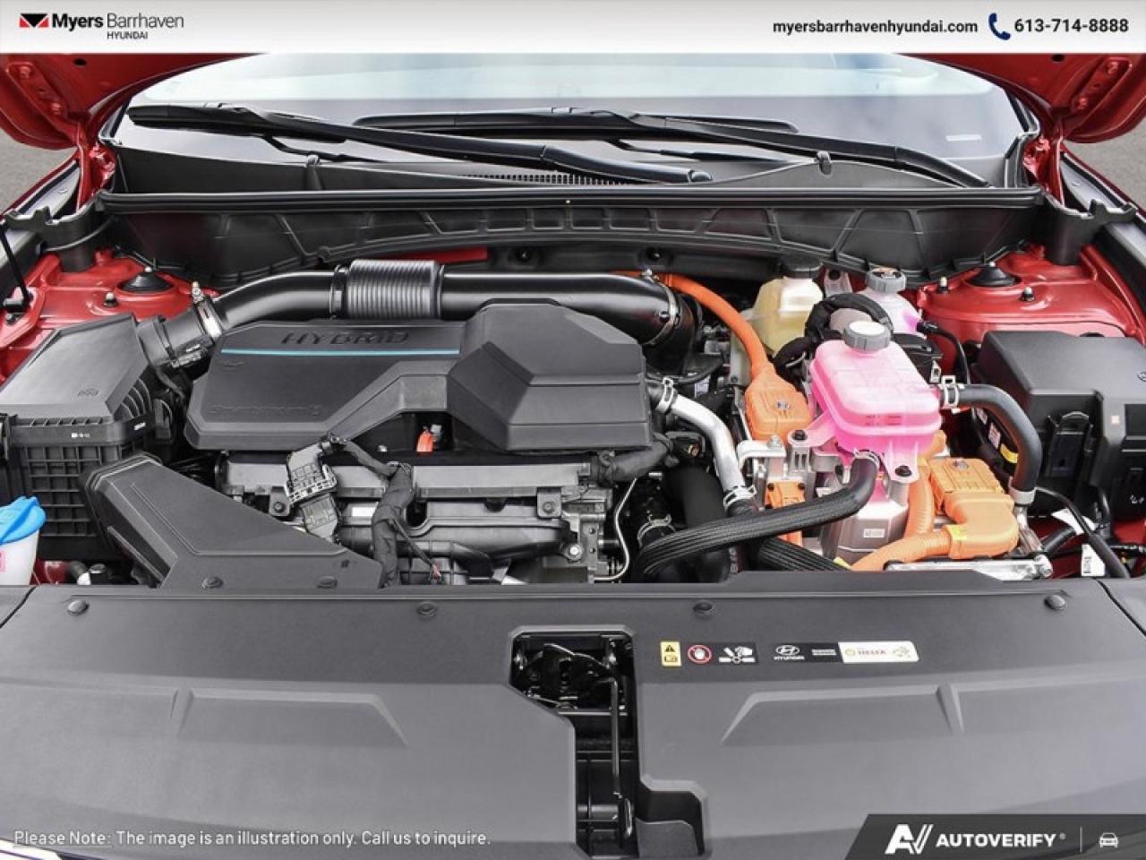 2025 Hyundai Tucson Hybrid N-Line AWD  - Sunroof - $312 B/W Photo