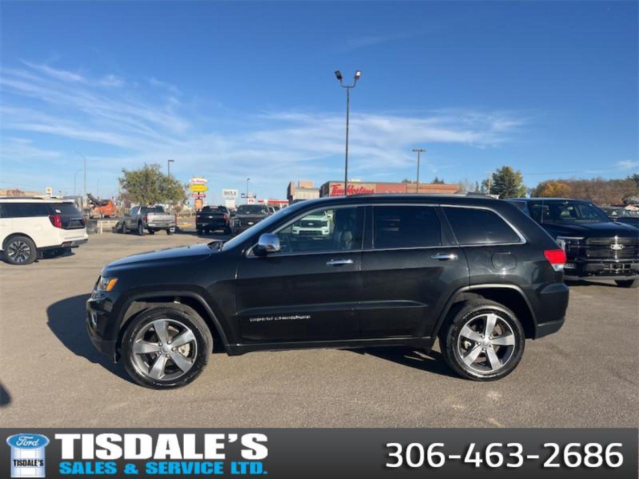Used 2016 Jeep Grand Cherokee Limited  - Leather Seats for sale in Kindersley, SK