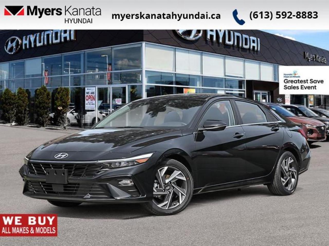 New 2025 Hyundai Elantra Hybrid Luxury DCT  - Premium Audio - $118.62 /Wk for sale in Kanata, ON