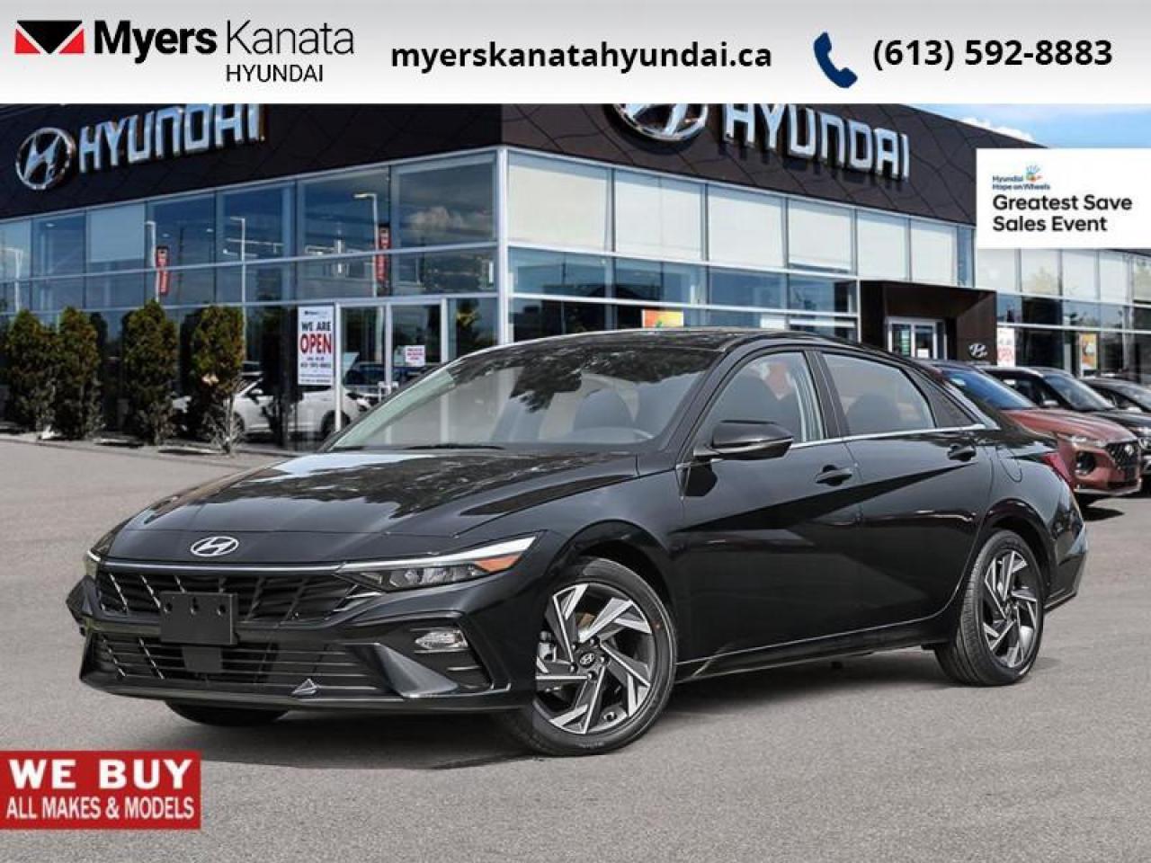 New 2025 Hyundai Elantra Hybrid Luxury DCT  - Premium Audio - $118.62 /Wk for sale in Kanata, ON