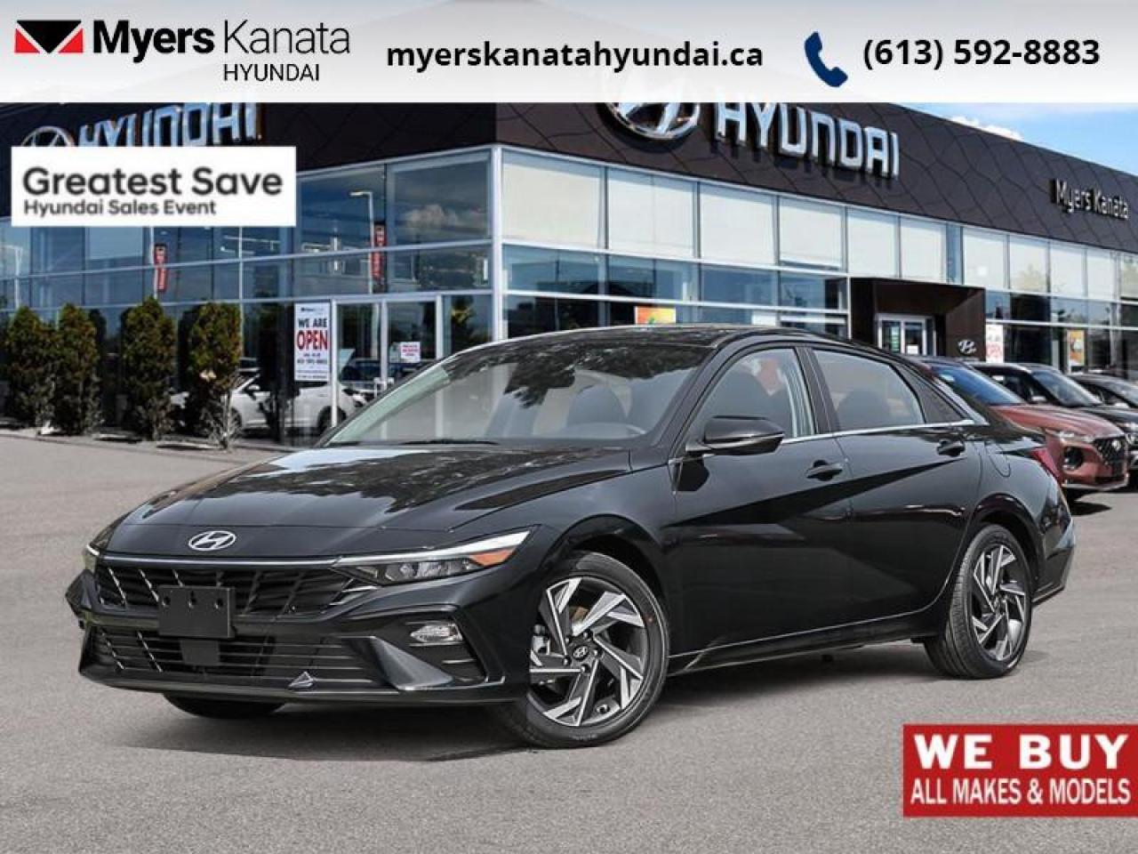New 2025 Hyundai Elantra Hybrid Luxury DCT  - Premium Audio - $118.62 /Wk for sale in Kanata, ON