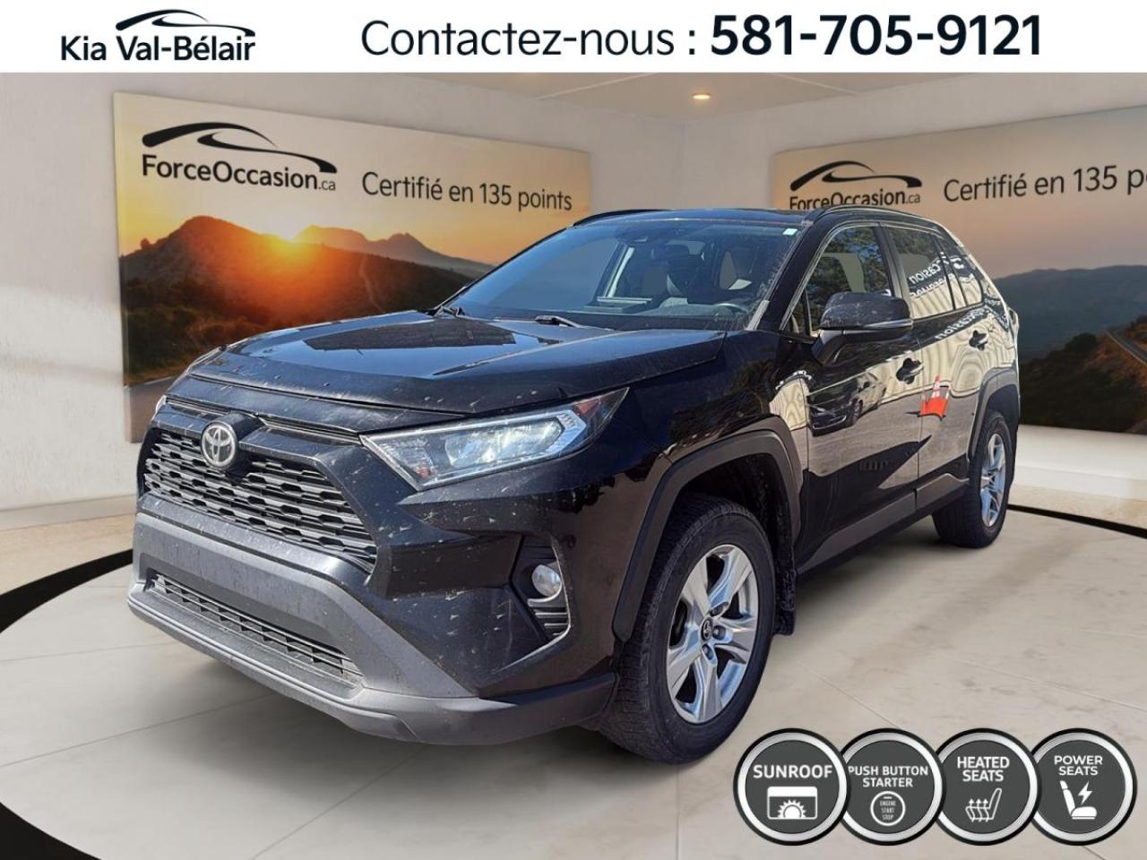 Used 2019 Toyota RAV4 XLE *AWD *SIEGE CHAUFF *CRUISE *CAMERA *CARPLAY *A/C for sale in Québec, QC