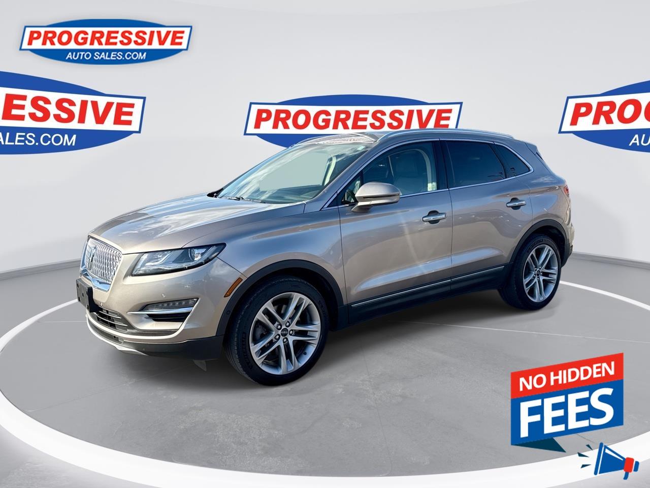 Used 2019 Lincoln MKC Reserve - Sunroof -  Cooled Seats for sale in Sarnia, ON