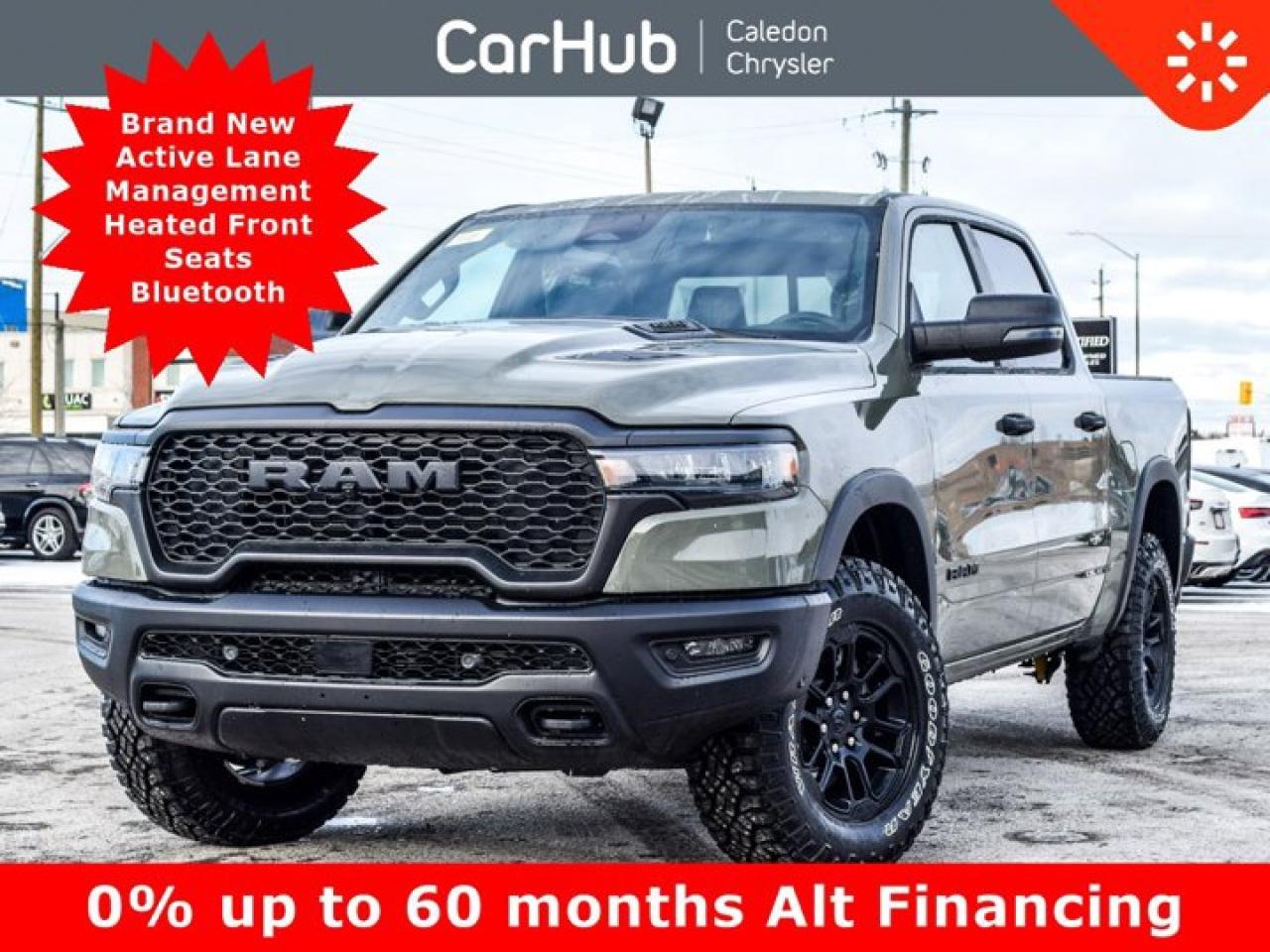 2026 RAM 1500 Rebel 4x4 Crew Cab 5'7" Box 12"Display Blind Spot Navigation Alloy Rims Photo0