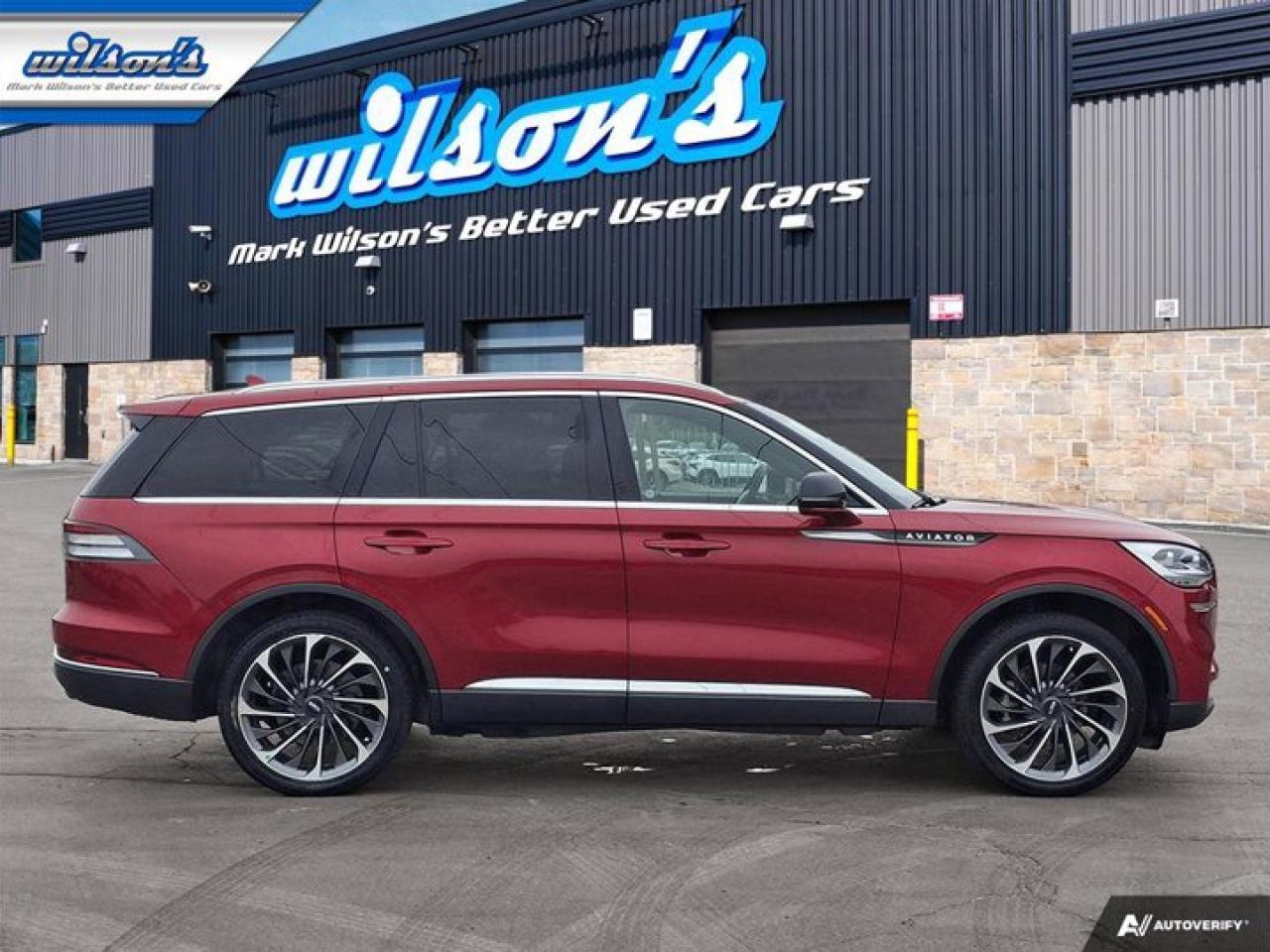 2020 Lincoln Aviator Reserve AWD | 202A | 22" Alloys | Leather | Twin Turbo V6 | Dynamic Handling PKG | New Tires | Photo