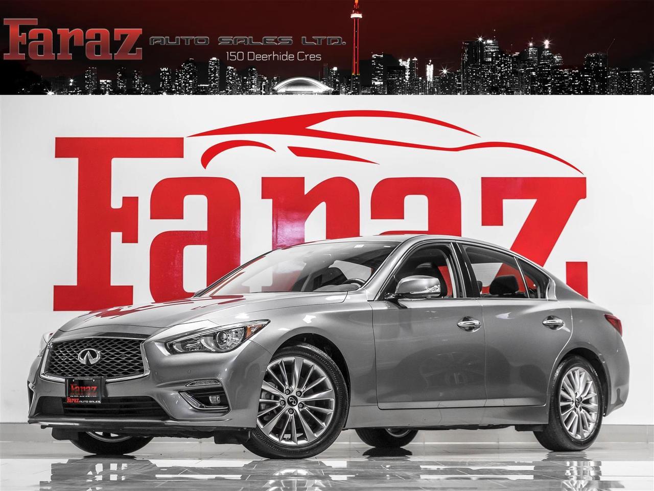 2021 Infiniti Q50 $279 BI WEEKLY $0 DOWN|LUXE|AWD|ADAPT CRUISE|BLINDSPOT|360CAM|LOADED Photo