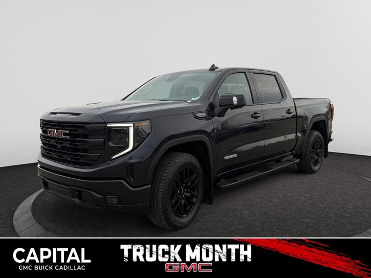 This 2026 GMC Sierra 1500 in Titanium Rush Metallic is equipped with 4WD and Gas V8 5.3L/325 engine.The Next Generation Sierra redefines what it means to drive a pickup. The redesigned for 2019 Sierra 1500 boasts all-new proportions with a larger cargo box and cabin. It also shaves weight over the 2018 model through the use of a lighter boxed steel frame and extensive use of aluminum in the hood, tailgate, and doors.To help improve the hitching and towing experience, the available ProGrade Trailering System combines intelligent technologies to offer an in-vehicle Trailering App, a companion to trailering features in the myGMC app and multiple high-definition camera views.GMC has altered the pickup landscape with groundbreaking innovation that includes features such as available Rear Camera Mirror and available Multicolour Heads-Up Display that puts key vehicle information low on the windshield. Innovative safety features such as HD Surround Vision and Lane Change Alert with Side Blind Zone alert will also help you feel confident and in control in the Next Generation Seirra.Key features of the Sierra Elevation include: Monochromatic look with black grille and vertical recovery hooks, 20 gloss black painted-aluminum wheels, Available x31 Off-Road package with integrated dual exhaust and all-terrain tires, Keyless open and start, and LED cargo box lighting.Check out this vehicles pictures, features, options and specs, and let us know if you have any questions. Helping find the perfect vehicle FOR YOU is our only priority.P.S...Sometimes texting is easier. Text (or call) 306-801-9090 for fast answers at your fingertips!Dealer License #914248Disclaimer: All prices are plus taxes & fees. See dealer for Details. Dealer Permit # 914248 See dealer for Details.