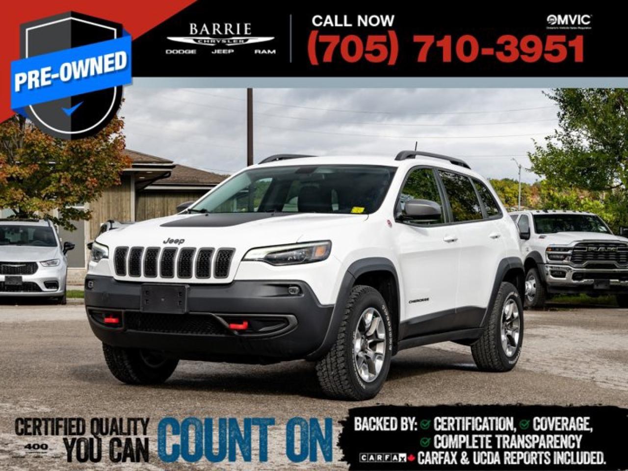 Used 2020 Jeep Cherokee Trailhawk for sale in Barrie, ON