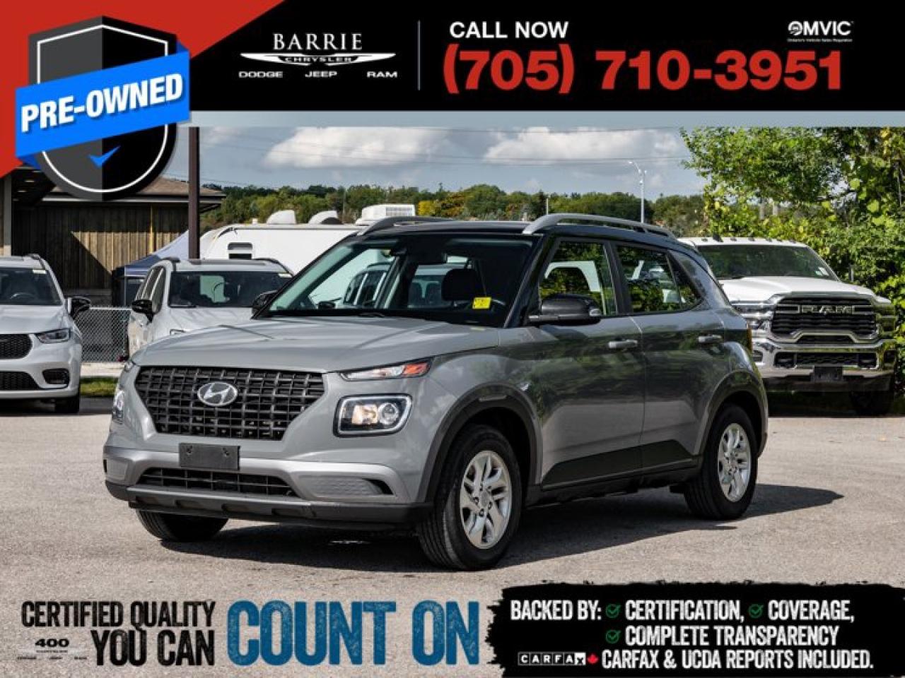 Used 2021 Hyundai Venue PREFERRED for sale in Barrie, ON