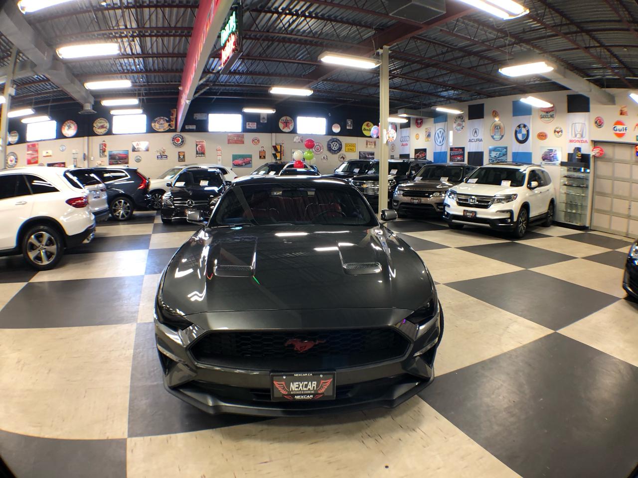 2018 Ford Mustang EcoBoost FASTBACK PREMIUM RED LEATHER NAV CAMERA Photo2