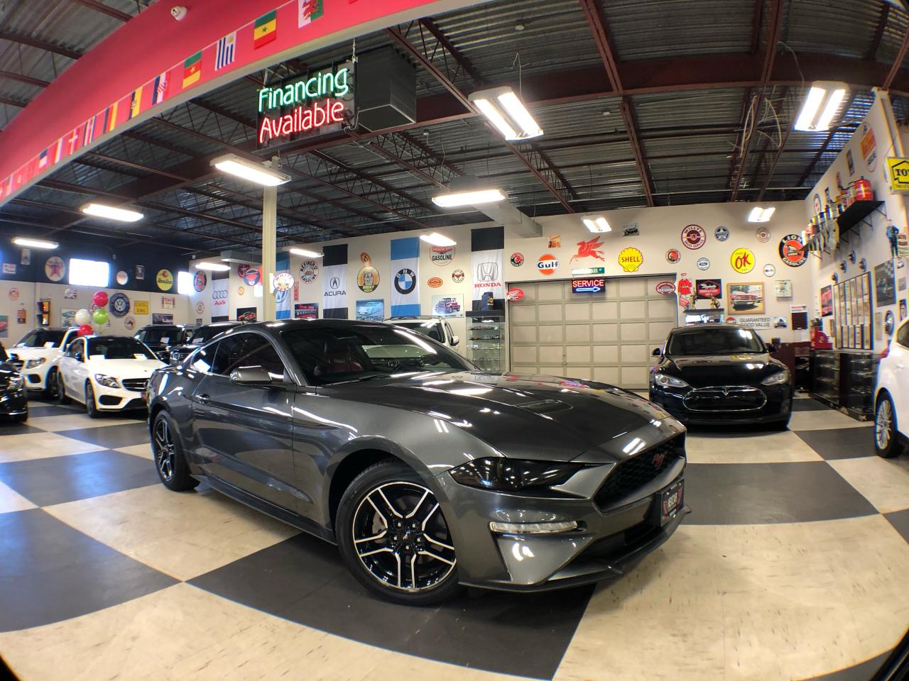 Used 2018 Ford Mustang EcoBoost FASTBACK PREMIUM RED LEATHER NAV CAMERA for sale in North York, ON