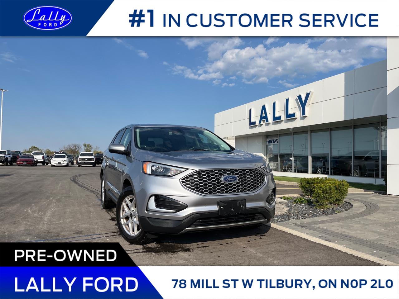 Used 2024 Ford Edge SEL Awd, One Owner, Local Trade!! for sale in Tilbury, ON