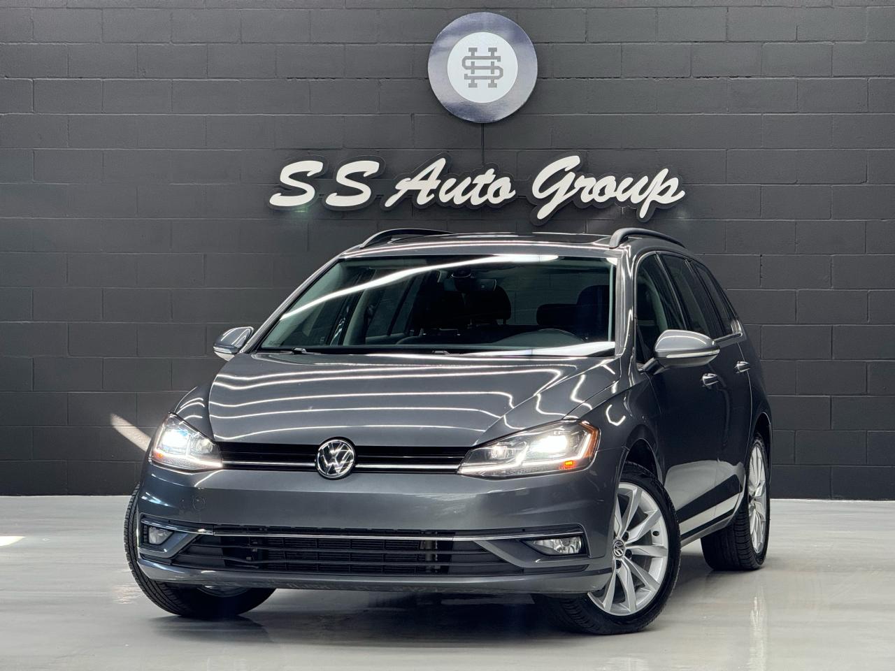 2018 Volkswagen Golf SportWagen AWD|CARPLAY|PANO|LEATHER|CLEAN CARFAX|