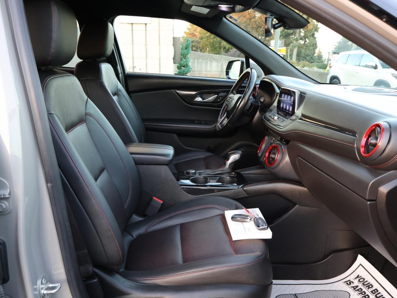 2021 Chevrolet Blazer V6 RS AWD CERTIFIED *ACCIDENT FREE* CAMERA NAV BLUETOOTH LEATHER HEATED SEATS CRUISE ALLOYS - Photo #17