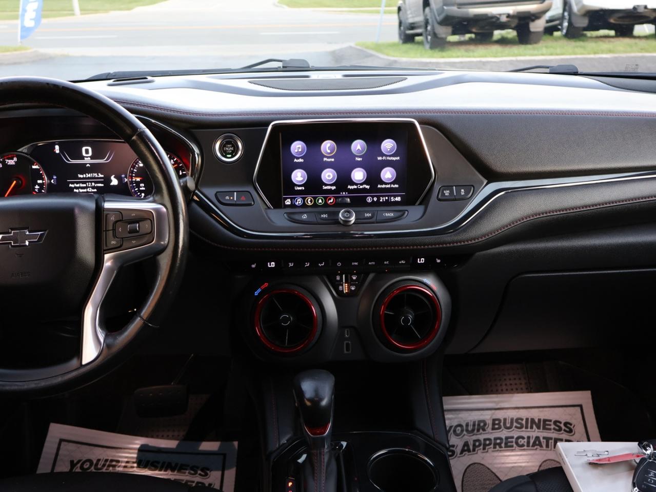 2021 Chevrolet Blazer V6 RS AWD CERTIFIED *ACCIDENT FREE* CAMERA NAV BLUETOOTH LEATHER HEATED SEATS CRUISE ALLOYS - Photo #42