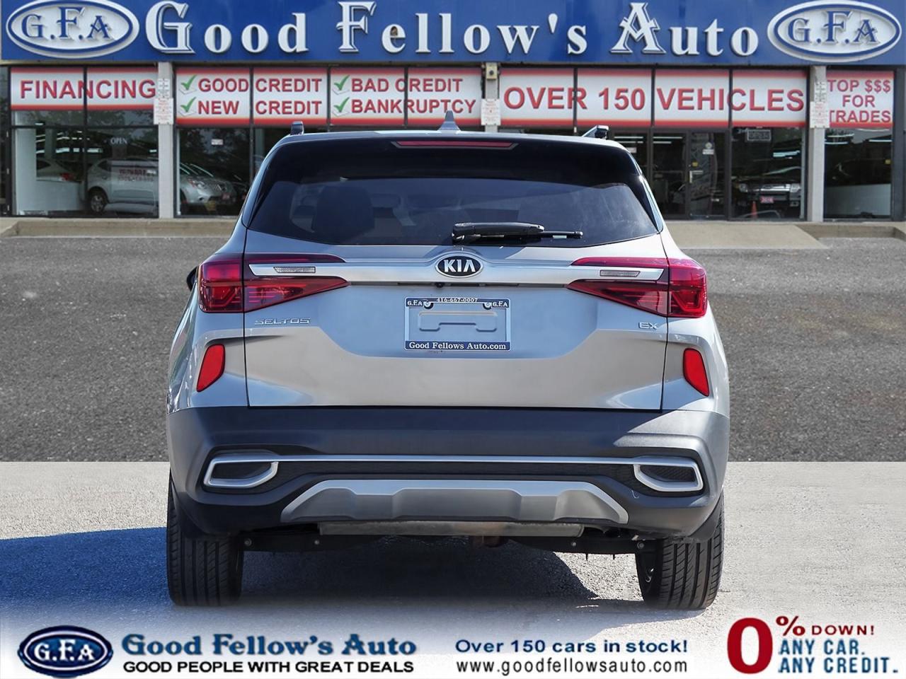 2021 Kia Seltos EX MODEL, AWD, LEATHER SEATS, SUNROOF, REARVIEW CA - Photo #4