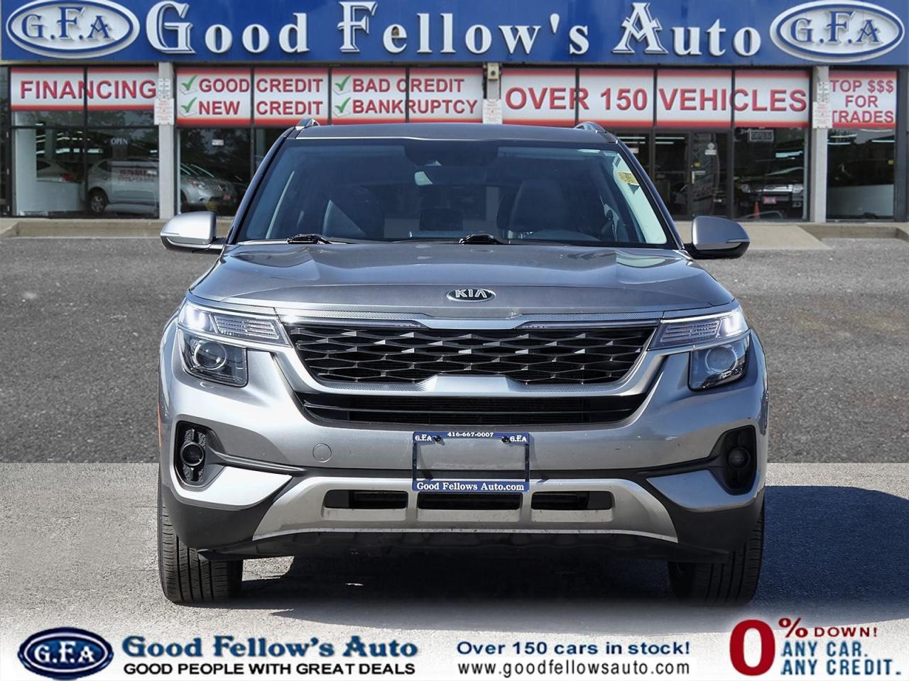 2021 Kia Seltos EX MODEL, AWD, LEATHER SEATS, SUNROOF, REARVIEW CA - Photo #2